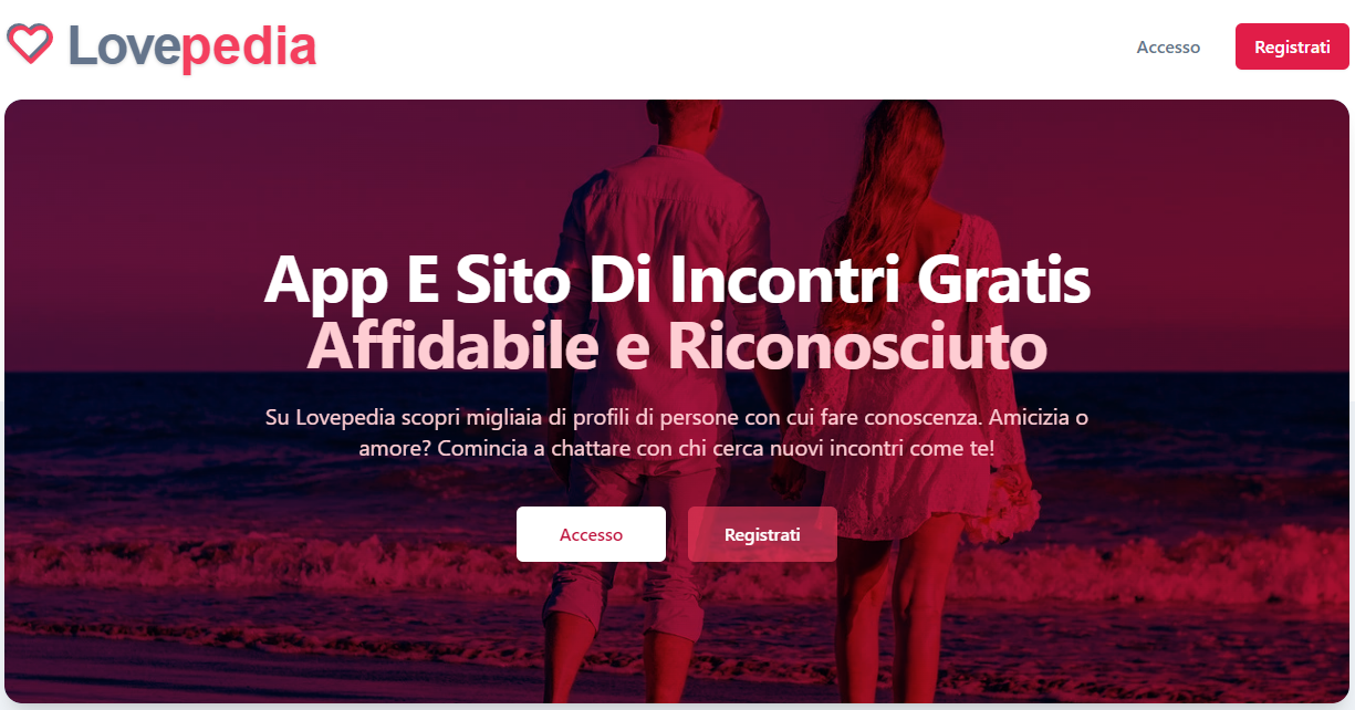 Lovepedia, incontri e chat gratis