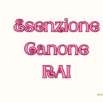 esenzione canone rai