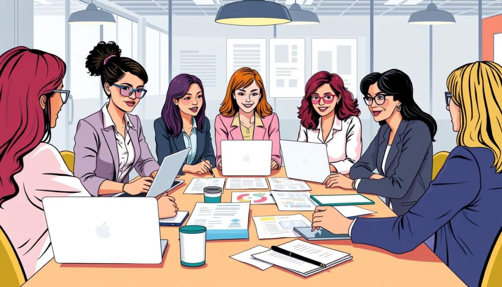 Ricerca di mercato per business online per donne