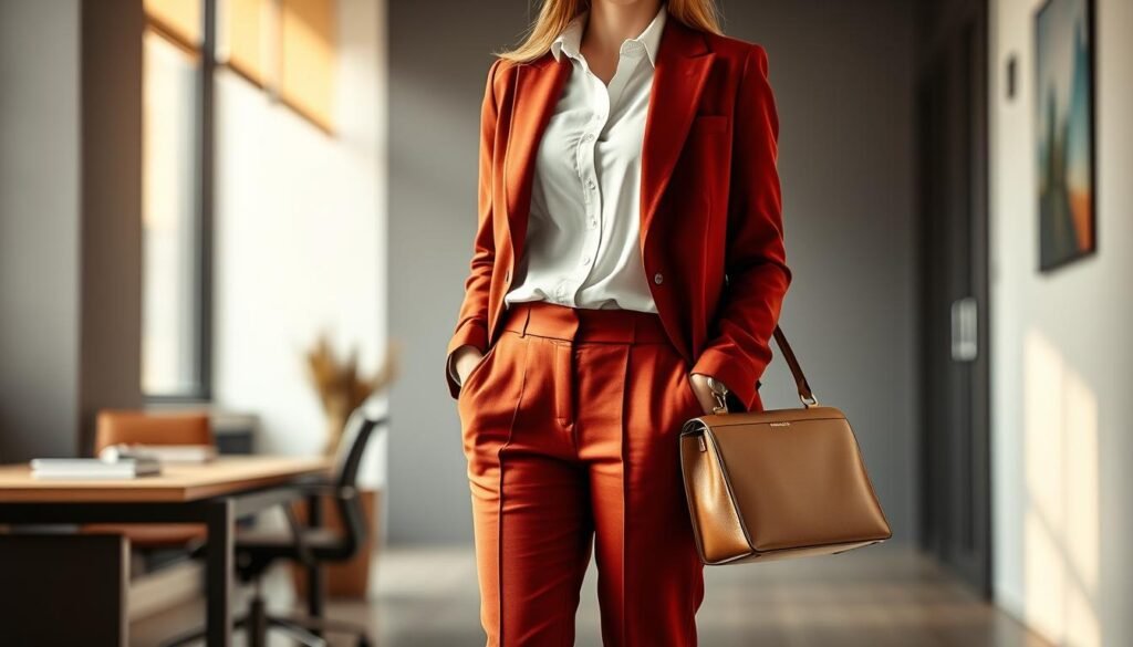 outfit ufficio autunno