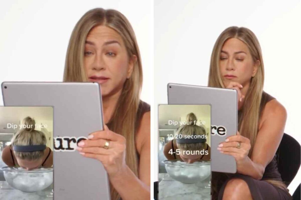 cosa fa jennifer aniston per pelle